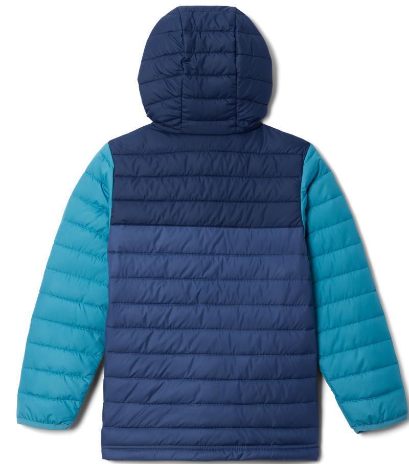 Powder Lite Hooded Jacket - Youth Boys - Dark Mountain / Collegiate Navy / Shasta 2