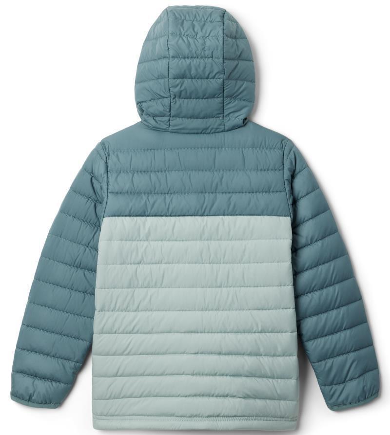 Powder Lite Hooded Jacket - Youth Boys - Niagara / Metal 2