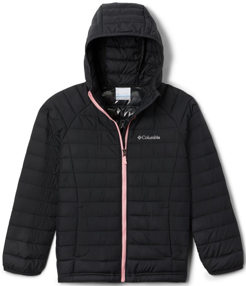 Powder Lite Hooded Jacket - Youth Girls - Black 1