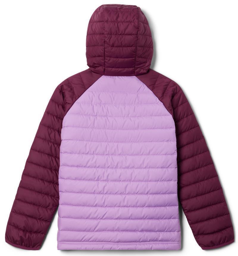 Powder Lite Hooded Jacket - Youth Girls - Gumdrop / Marionberry 2