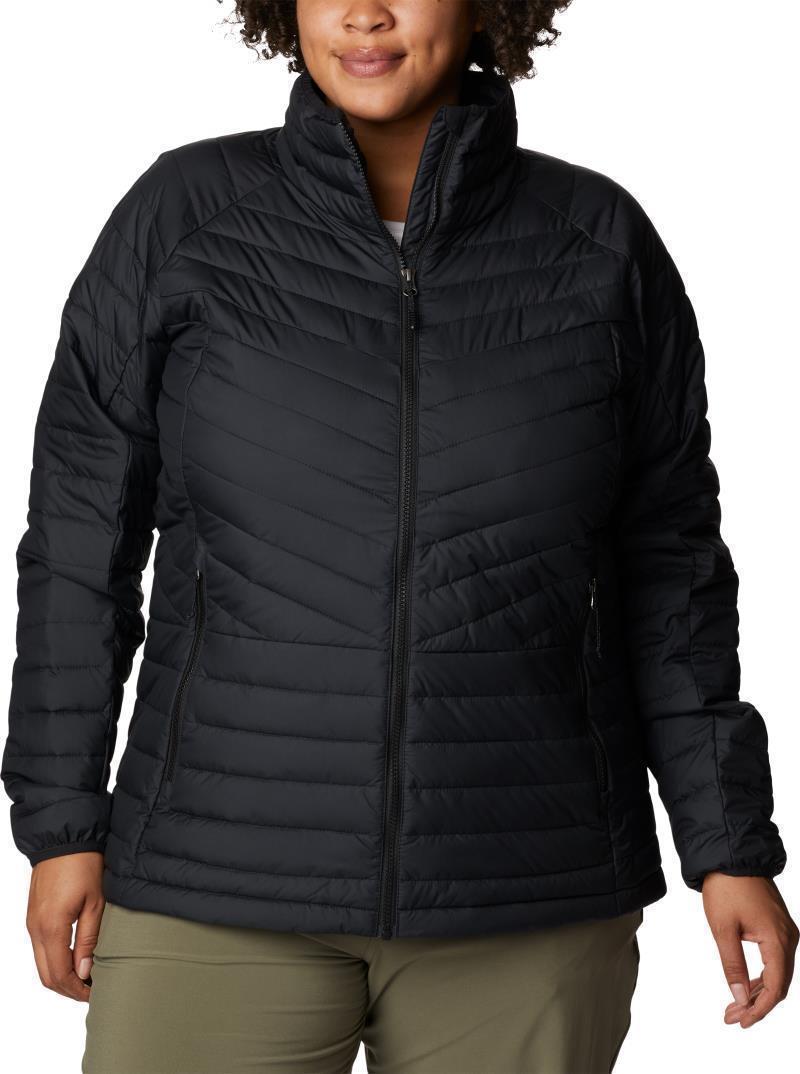 Powder Lite II Full Zip Jacket - Plus - Womens - Black 1