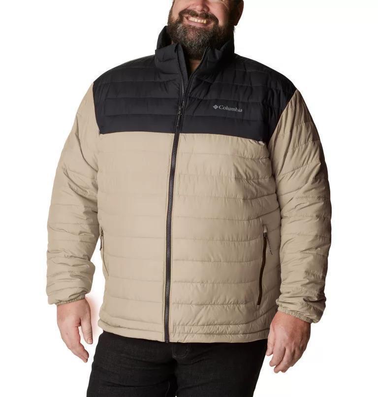 Powder Lite Jacket - Big - Mens - Ancient Fossil / Black 1