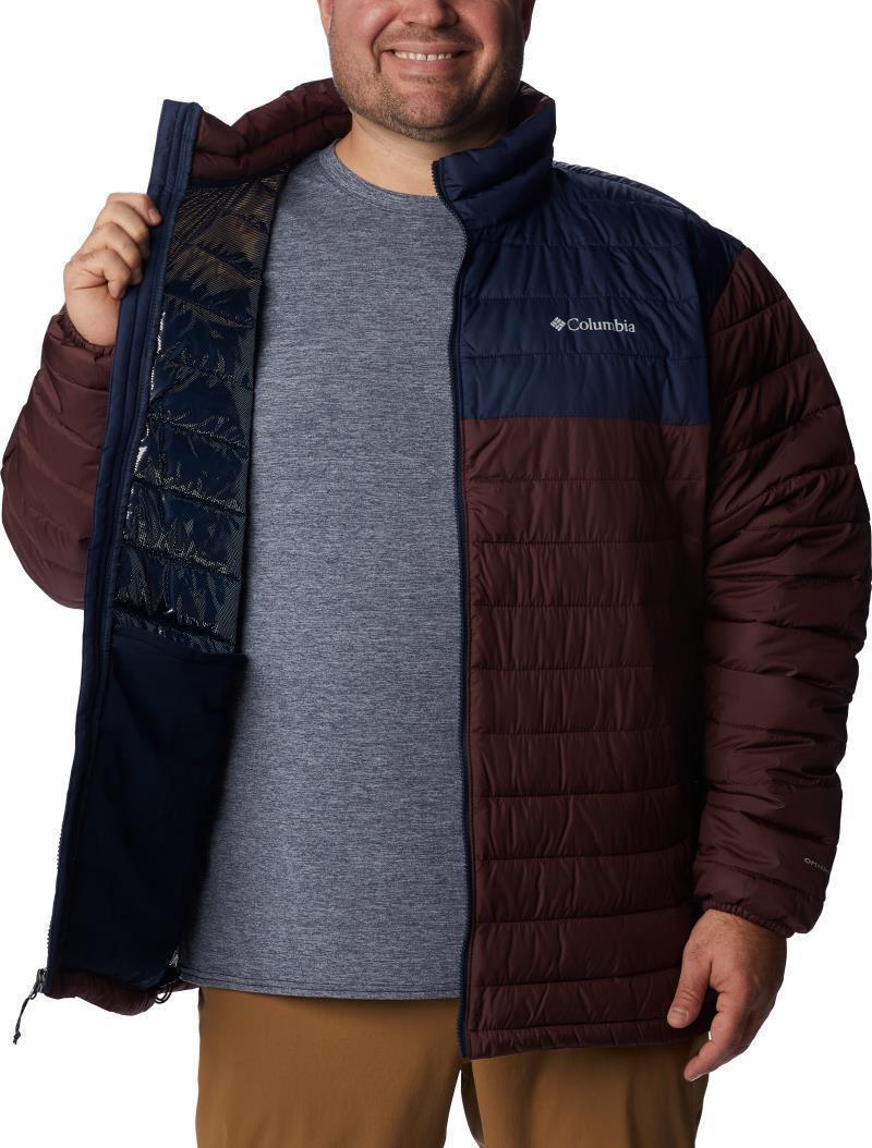 Powder Lite Jacket - Big - Mens - Elderberry / Collegiate Navy 4
