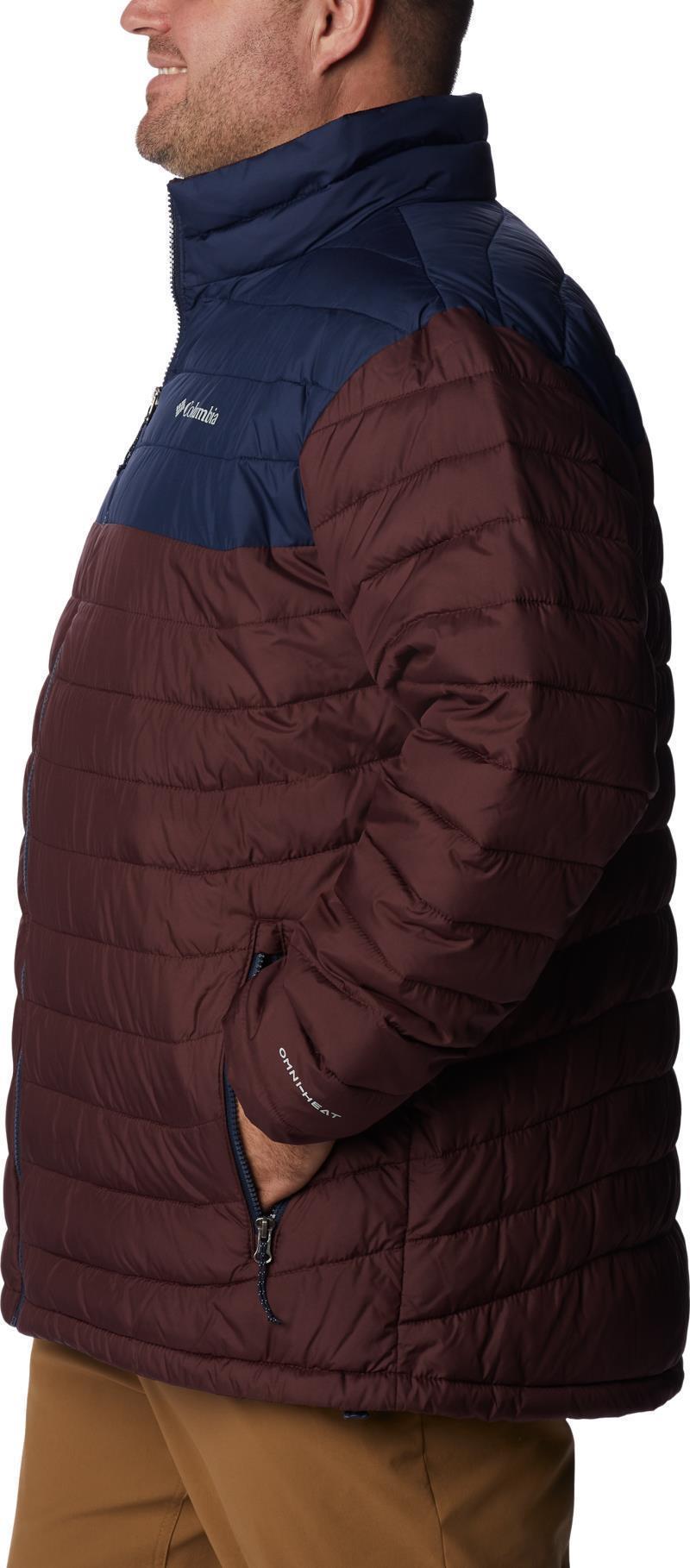 Powder Lite Jacket - Big - Mens - Elderberry / Collegiate Navy 5