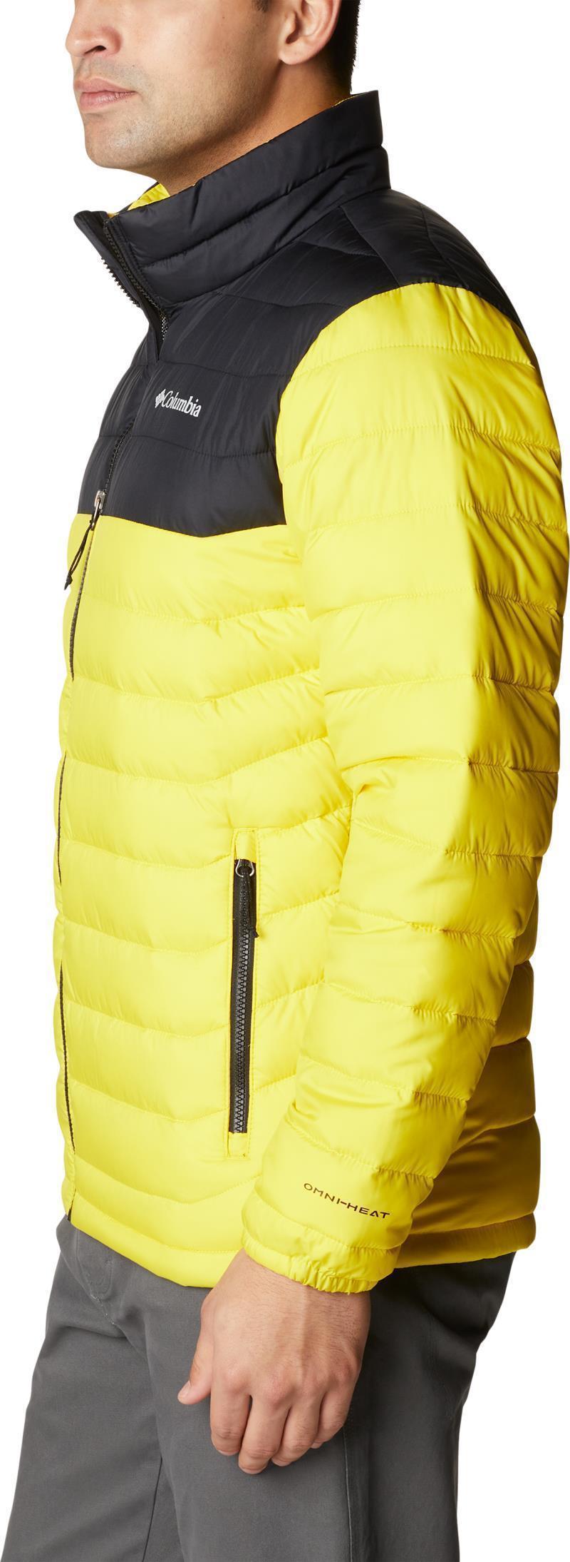 Powder Lite Jacket - Tall - Mens - Laser Lemon / Black 2