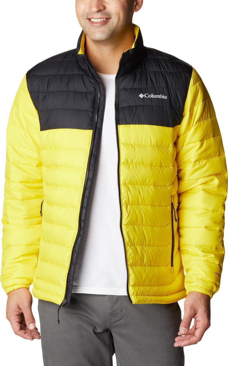 Powder Lite Jacket - Tall - Mens - Laser Lemon / Black 4