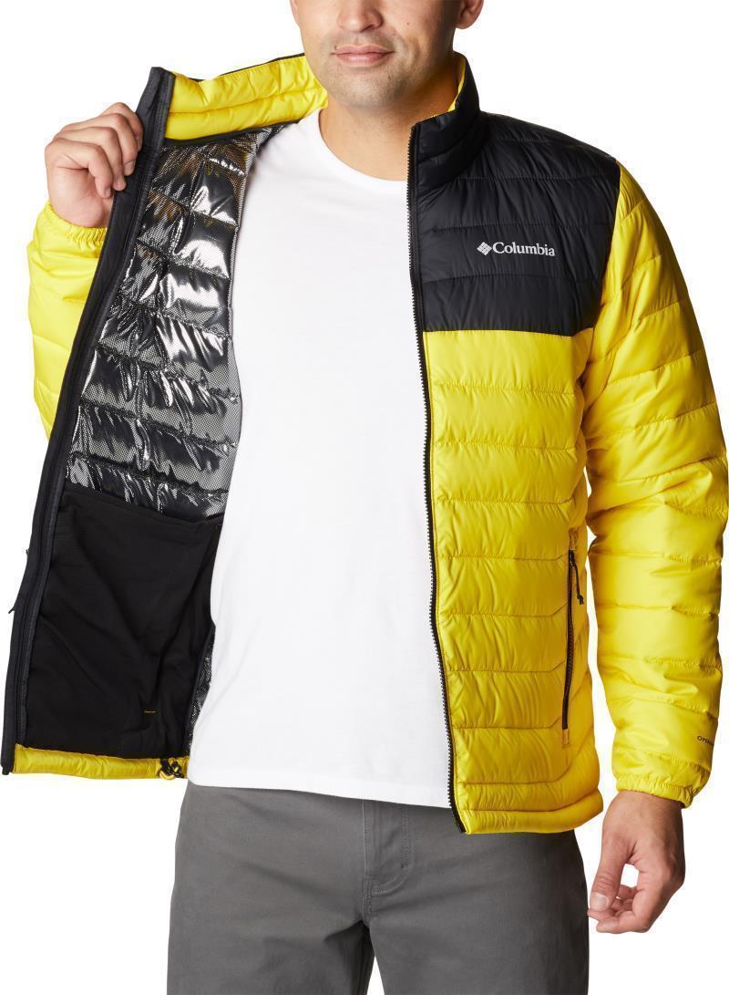 Powder Lite Jacket - Tall - Mens - Laser Lemon / Black 5