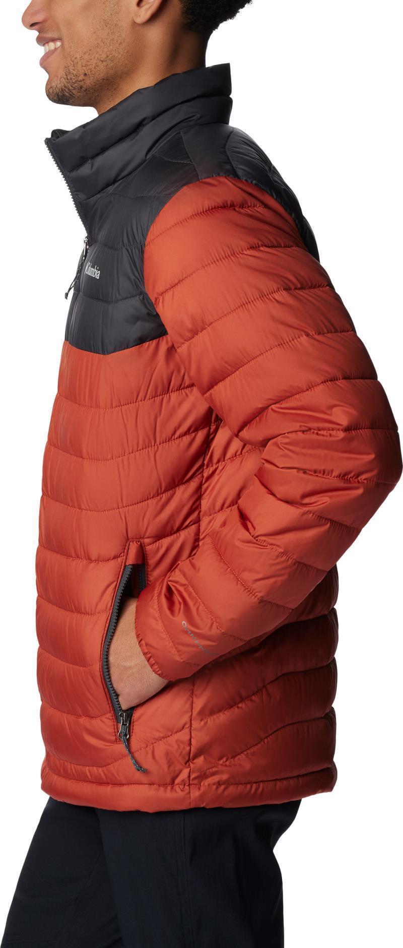Powder Lite Jacket - Tall - Mens - Warp Red / Shark 2