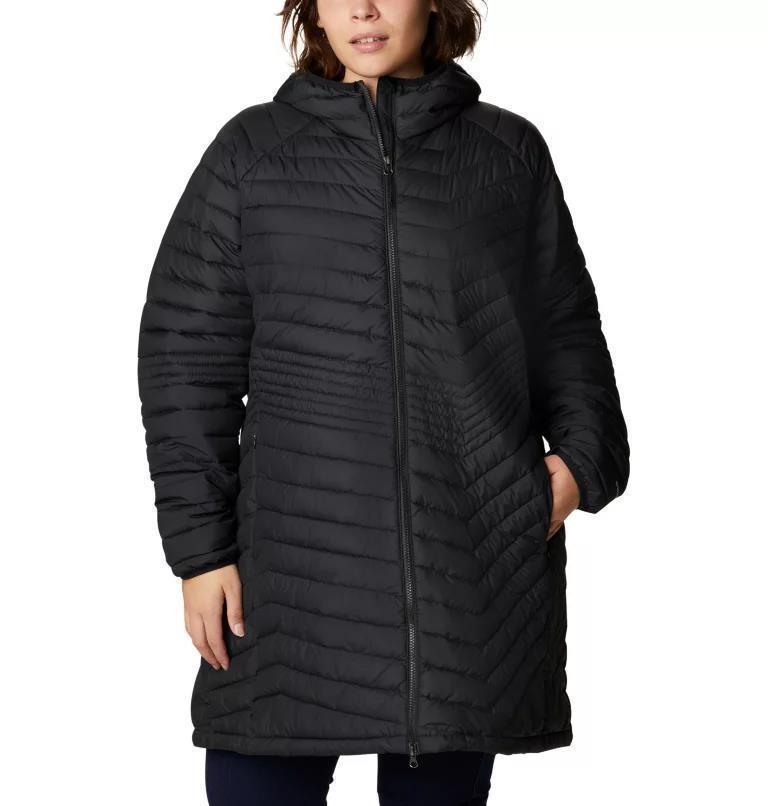 Powder Lite Mid Jacket - Plus - Womens - Black 1