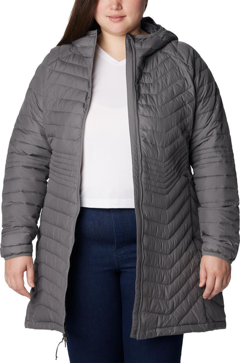 Powder Lite Mid Jacket - Plus - Womens - City Grey 4