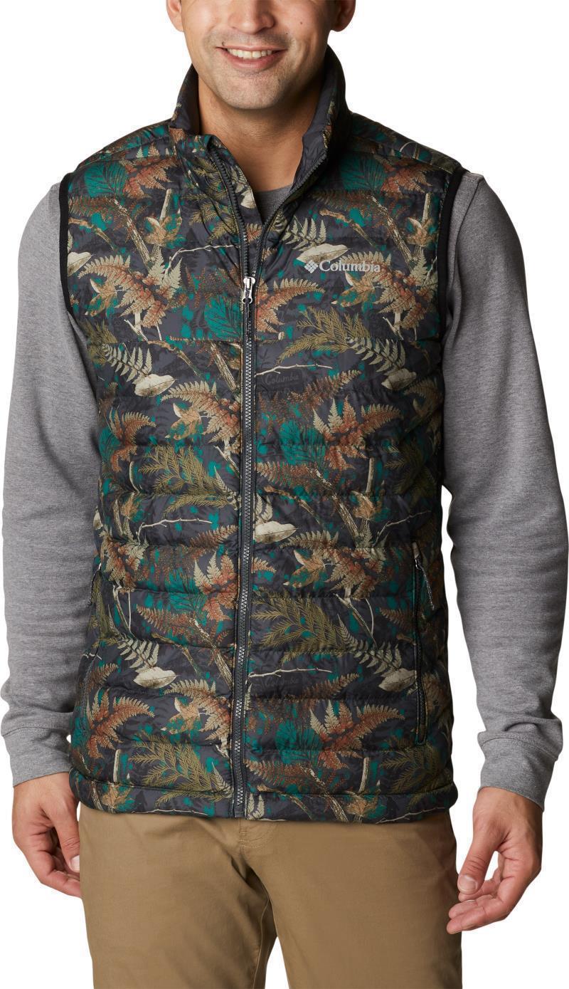 Powder Lite Vest - Big - Mens - Spruce North Woods Print 1