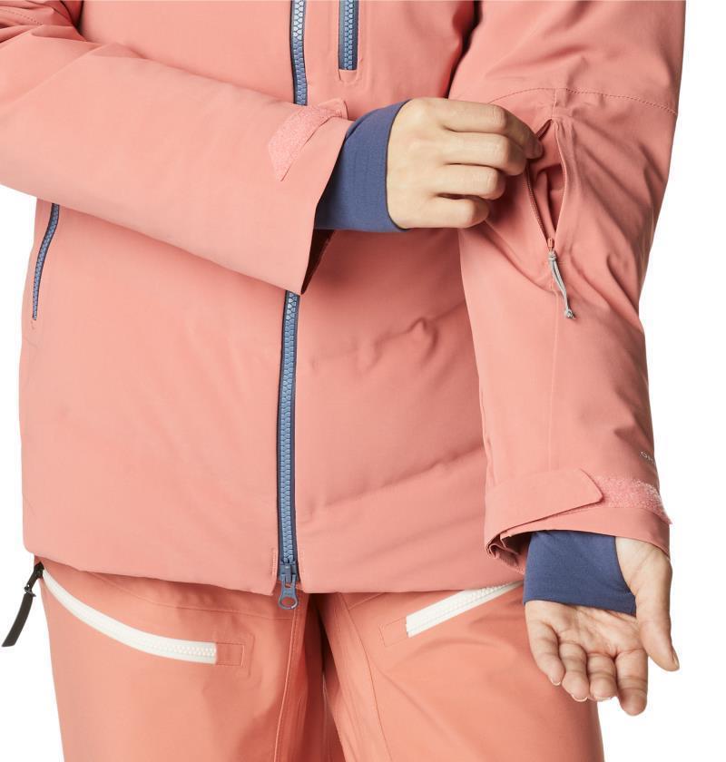 Powderkeg III Down Jacket - Womens - Dark coral / Peach Blossom 7