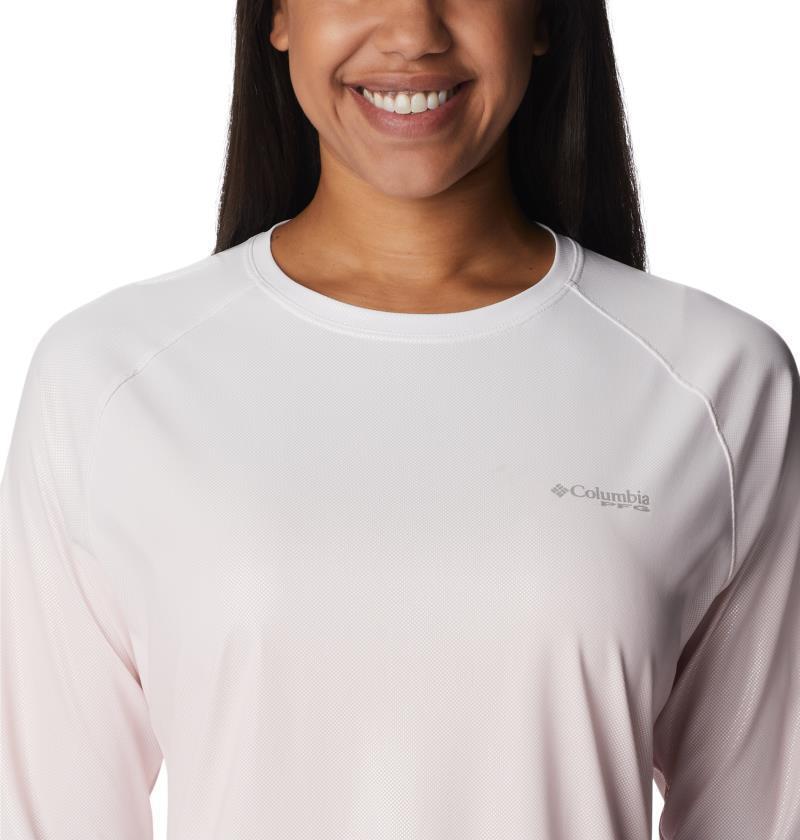Printed Tidal Deflector LS - Womens - Satin Pink Gradient 4
