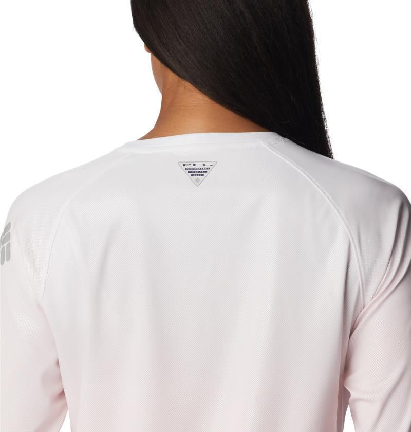 Printed Tidal Deflector LS - Womens - Satin Pink Gradient 5