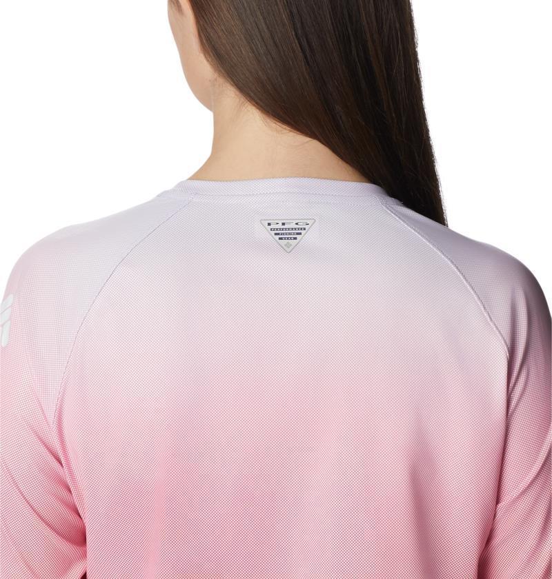 Printed Tidal Deflector LS - Womens - Violet Sea Gradient 5
