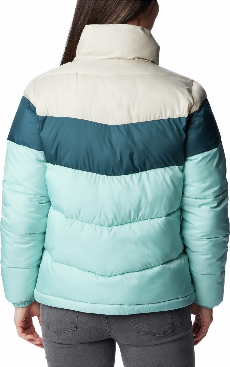 Puffect Color Blocked Jacket - Womens - Aqua Haze / Night Wave / Dark Stone 2