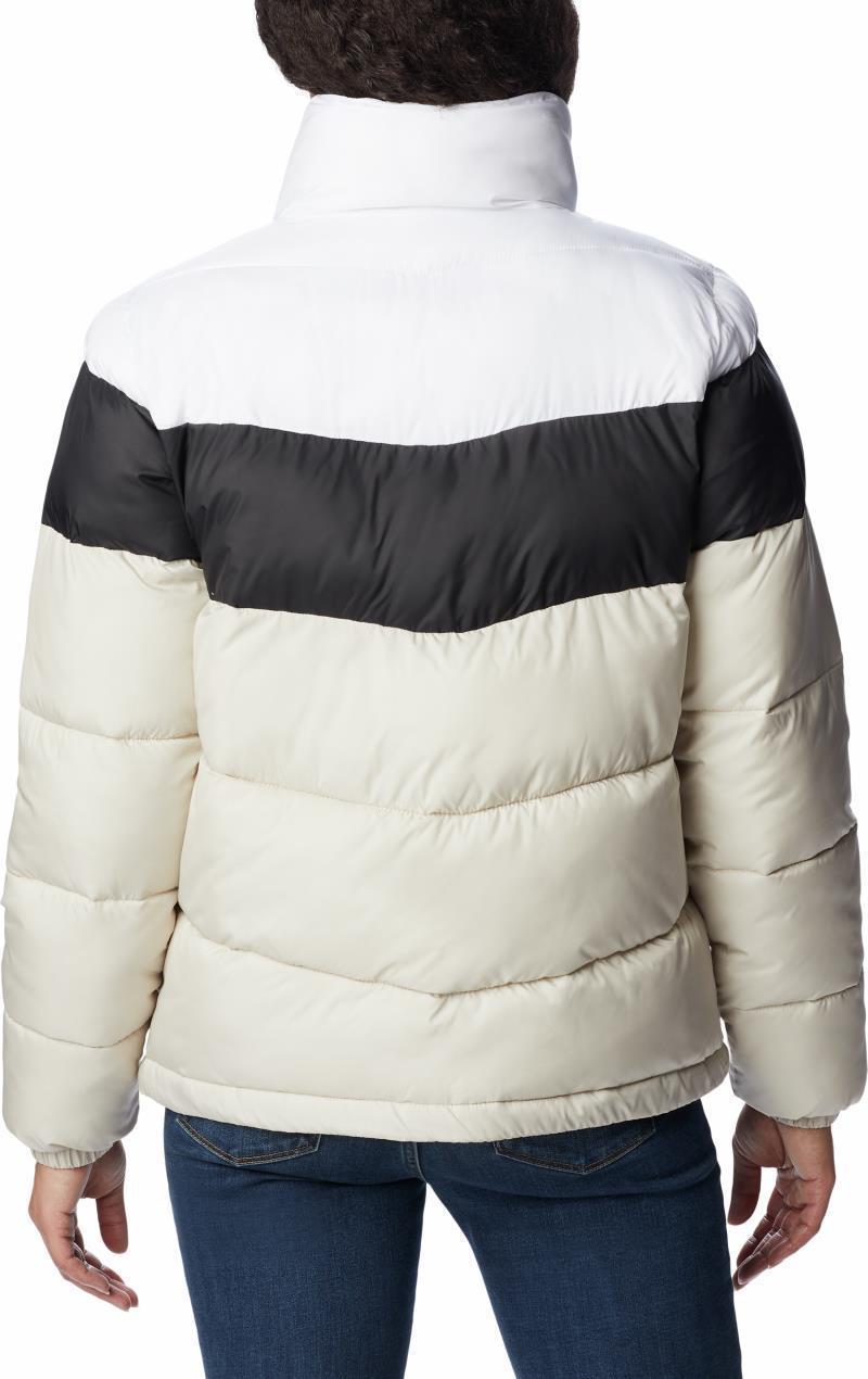 Puffect Color Blocked Jacket - Womens - Dark Stone / Black / White 2
