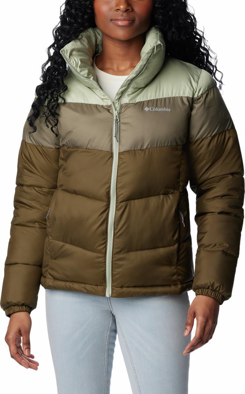 Puffect Color Blocked Jacket - Womens - Olive Green / Stone Green / Safari 1
