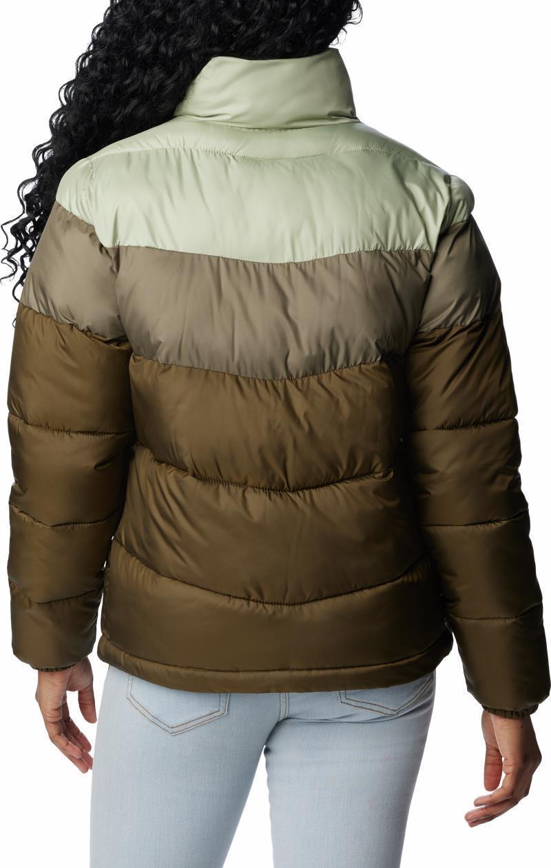 Puffect Color Blocked Jacket - Womens - Olive Green / Stone Green / Safari 2