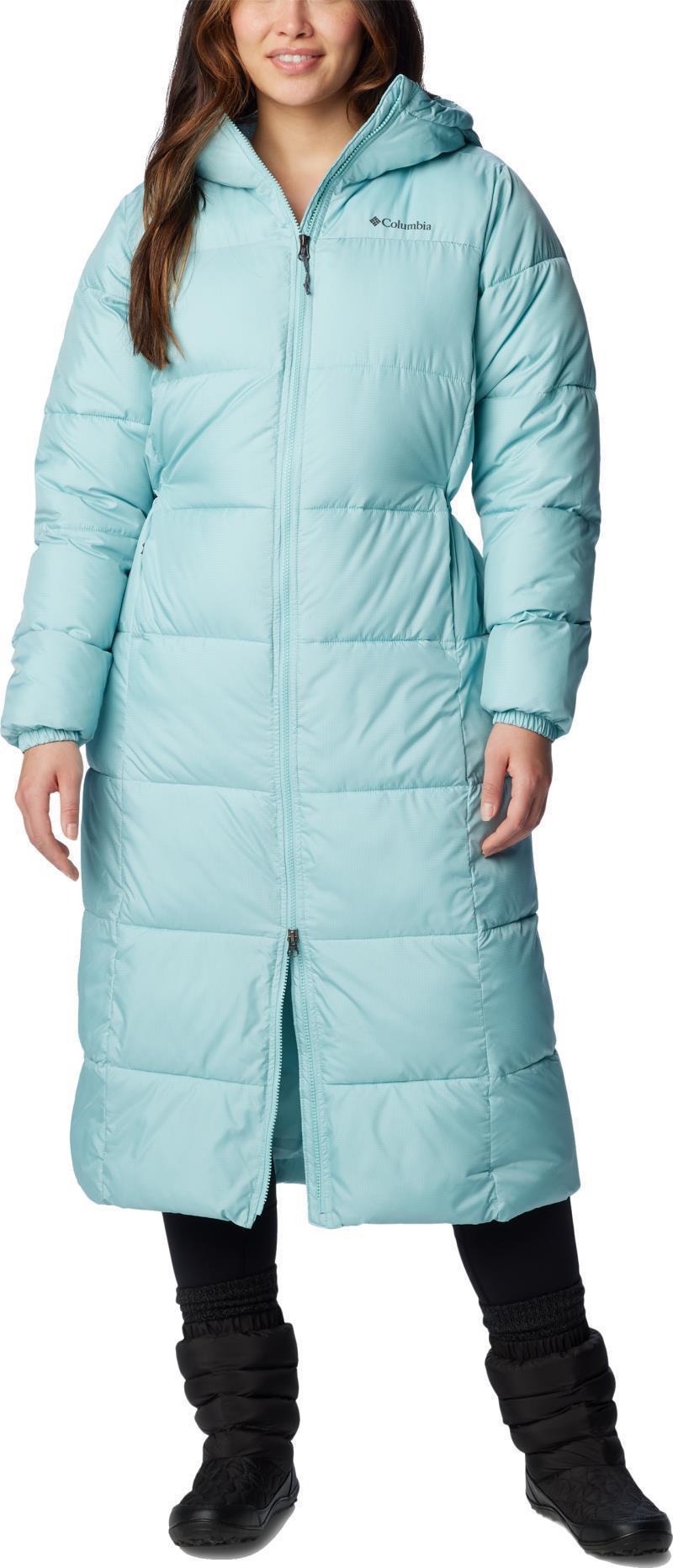 Puffect Long Jacket - Womens - Aqua Haze 1