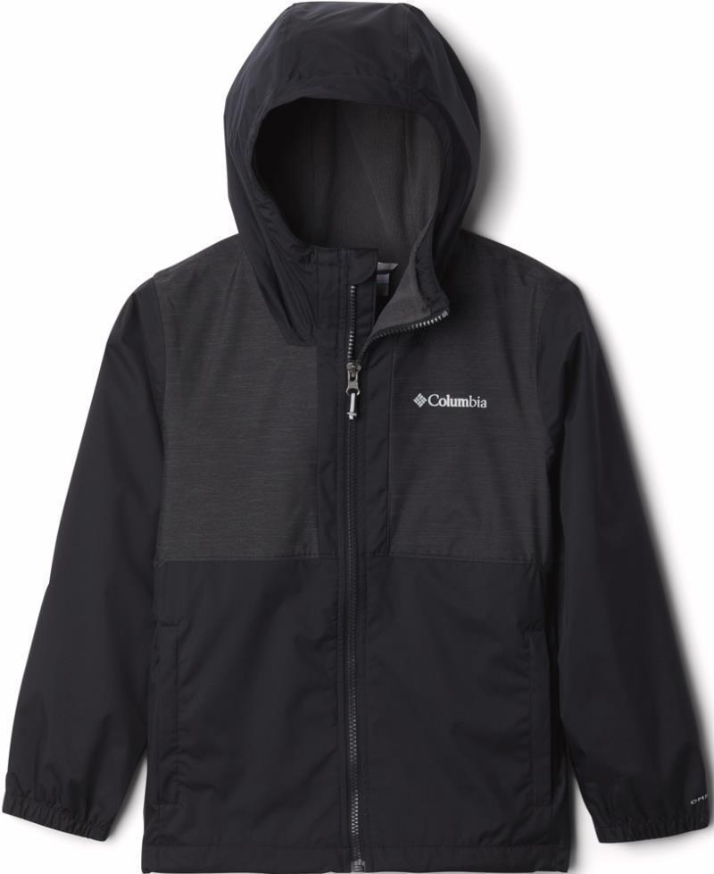 Rainy Trails Fleece Lined Jacket - Youth Boys - Black / Black Slub 1