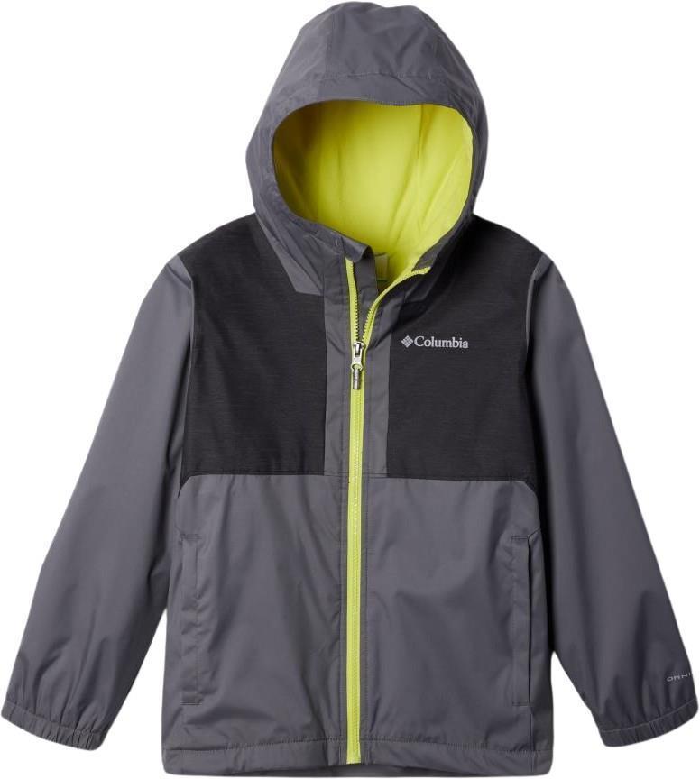 Rainy Trails Fleece Lined Jacket - Youth Boys - City Grey / Black Slub 1