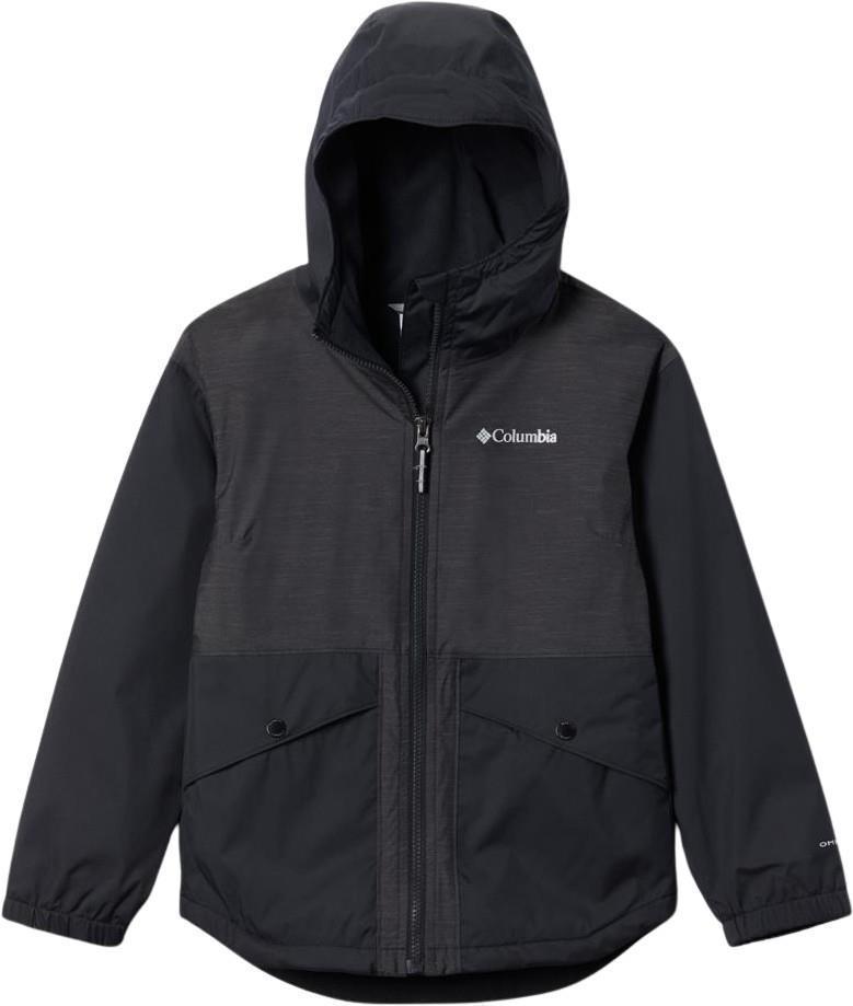 Rainy Trails Fleece Lined Jacket - Youth Girls - Black 1
