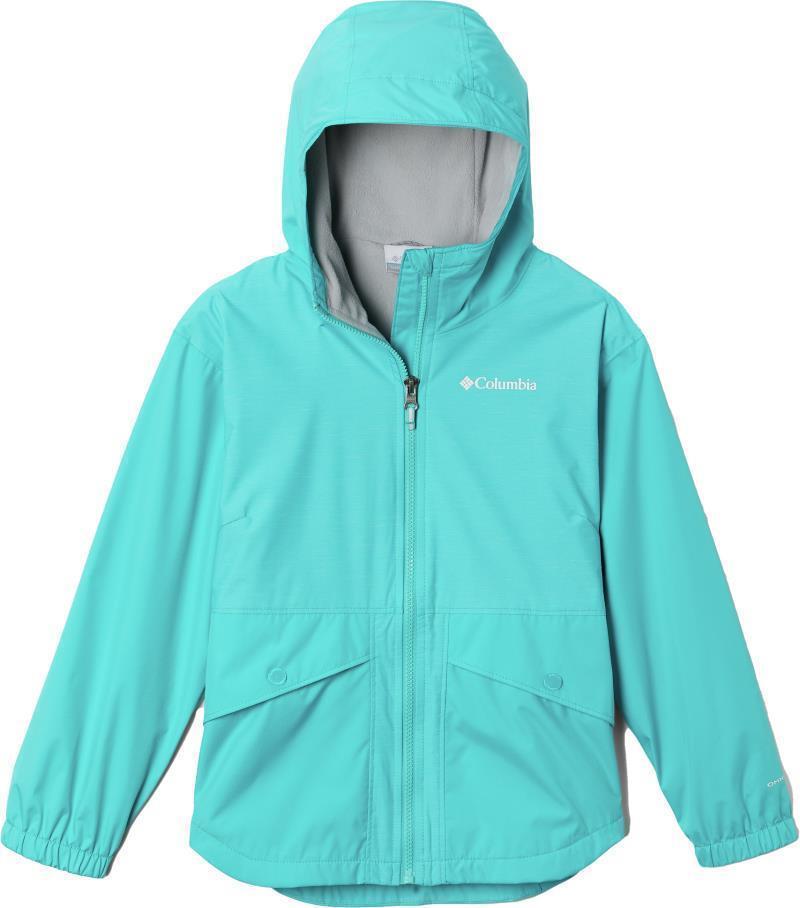 Rainy Trails Fleece Lined Jacket - Youth Girls - Geyser / Geyser Slub 1
