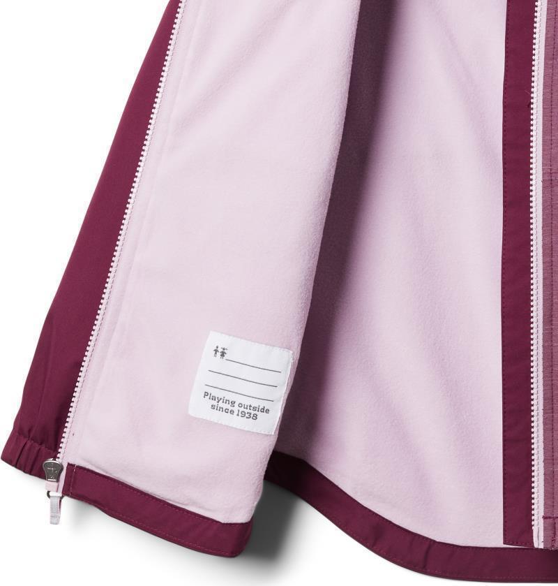 Rainy Trails Fleece Lined Jacket - Youth Girls - Marionberry / Marionberry Slub 3