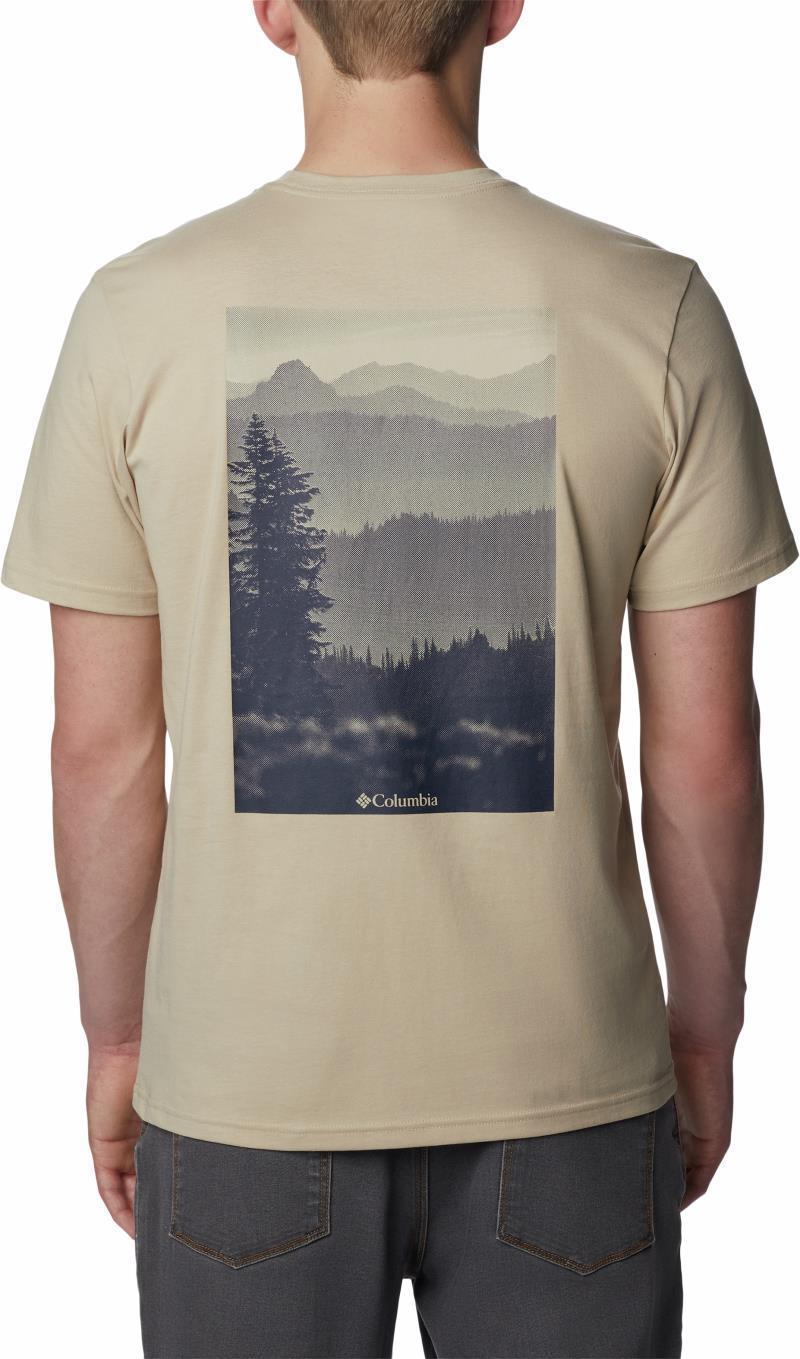 Rapid Ridge Back Graphic Tee II - Mens - Ancient Fossil / Tonal Treescape Graphic 2