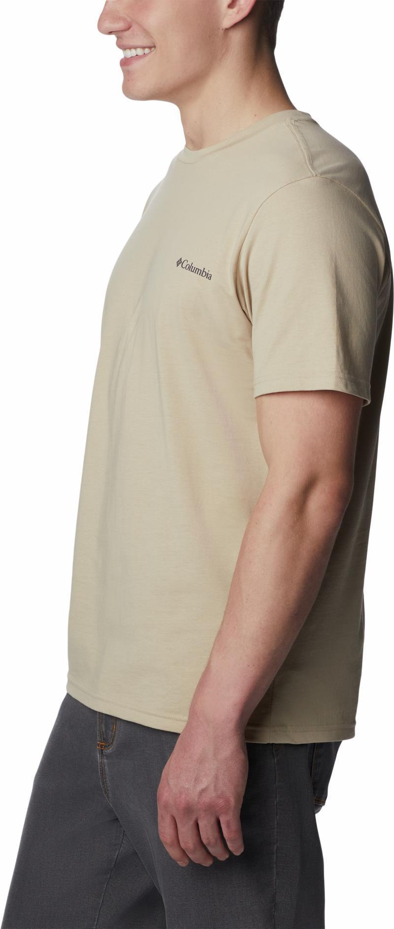 Rapid Ridge Back Graphic Tee II - Mens - Ancient Fossil / Tonal Treescape Graphic 5