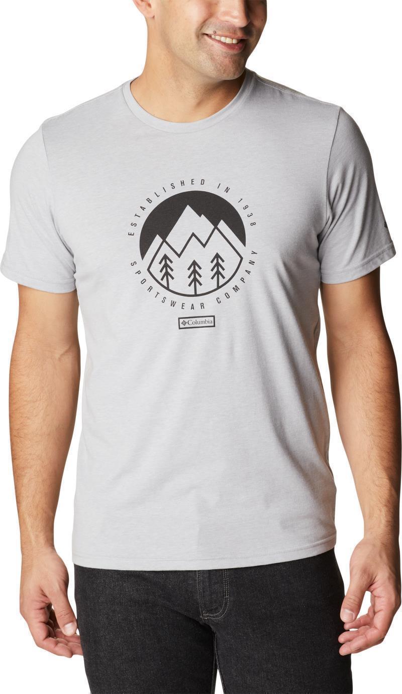 Rapid Ridge Graphic Tee - Mens - Columbia Grey Heather / Outdoor Park 2 1