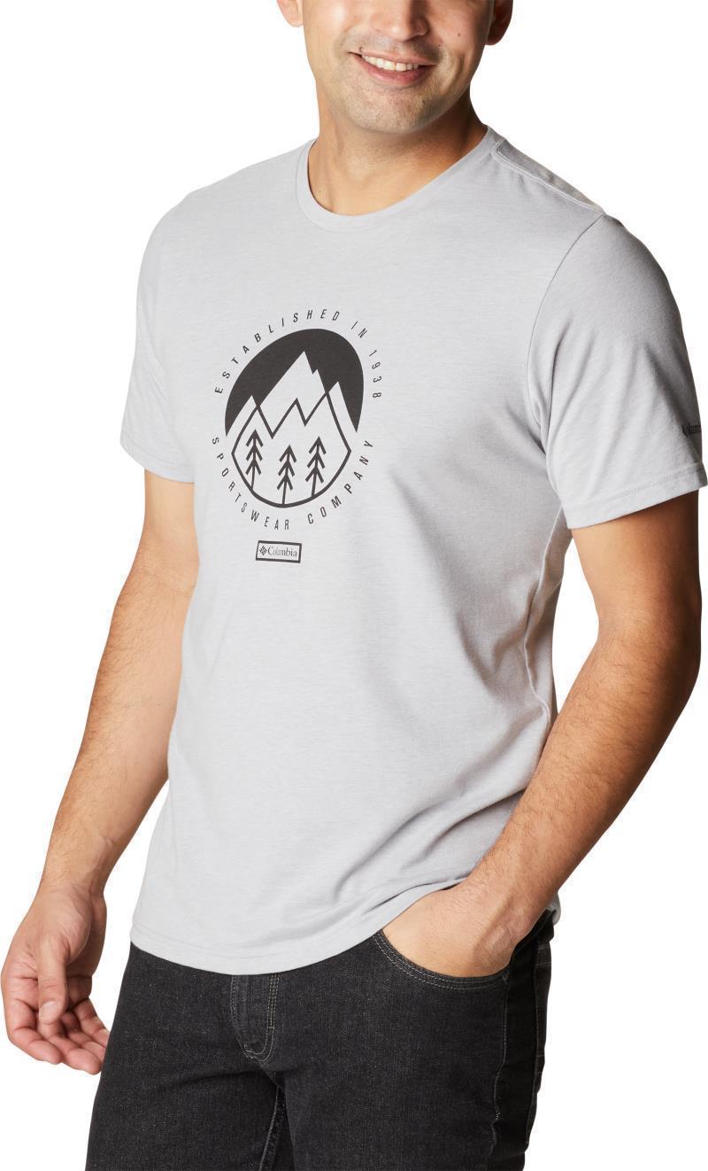 Rapid Ridge Graphic Tee - Mens - Columbia Grey Heather / Outdoor Park 2 3