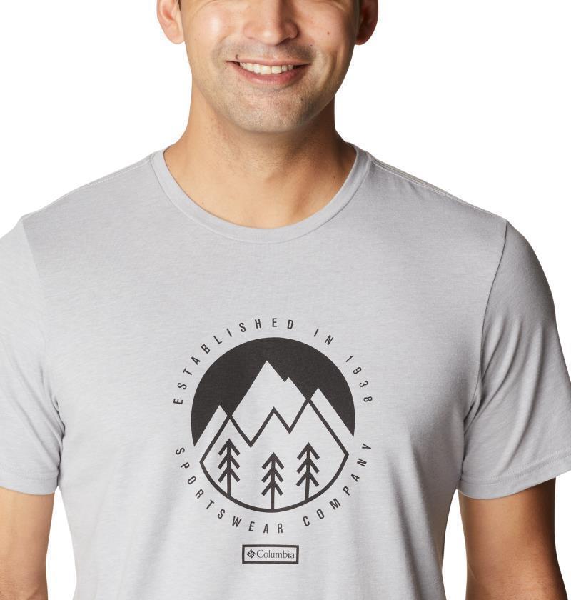 Rapid Ridge Graphic Tee - Mens - Columbia Grey Heather / Outdoor Park 2 5