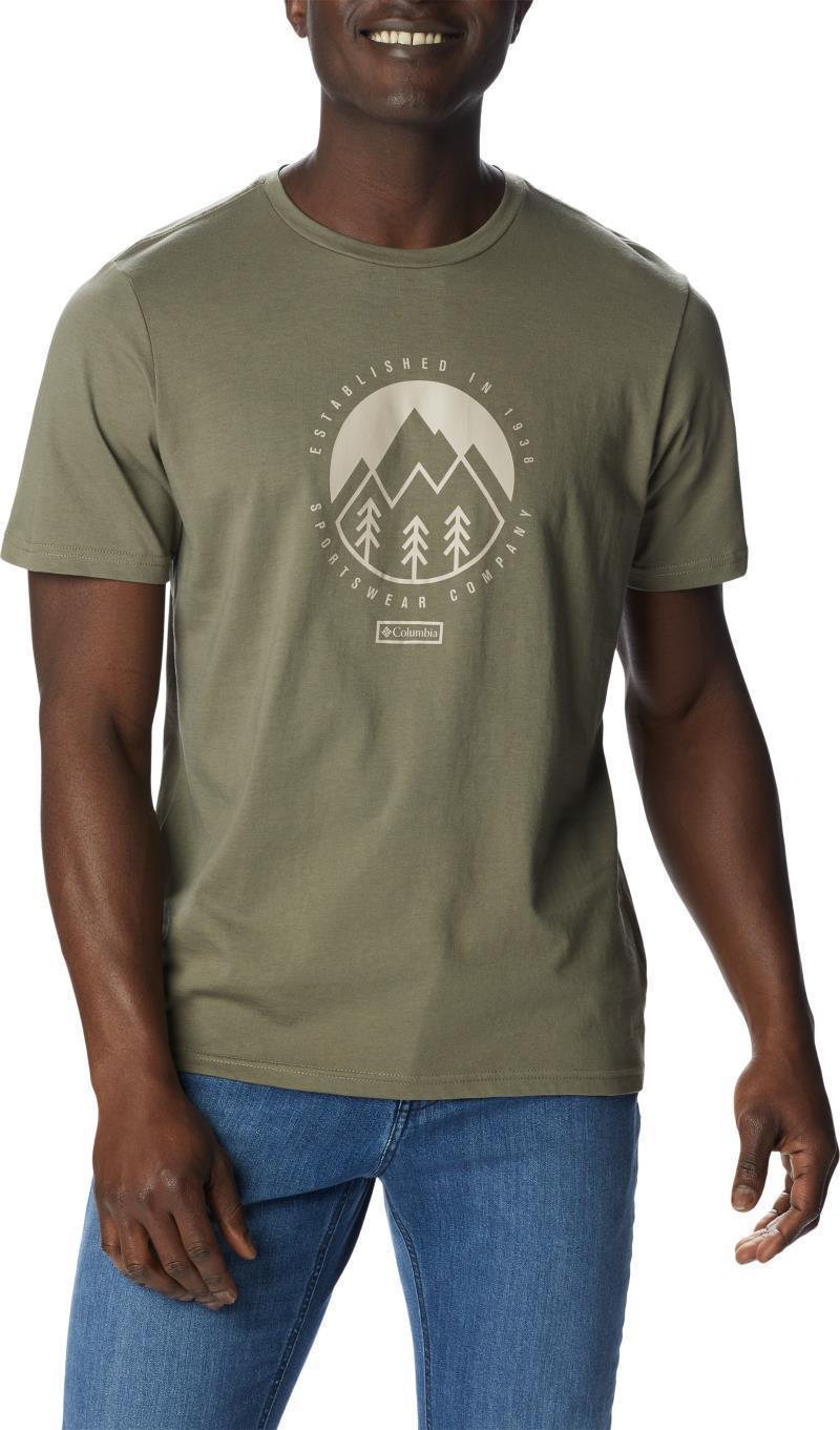 Rapid Ridge Graphic Tee - Tall - Mens - Stone Green / Outdoor Park 2 1