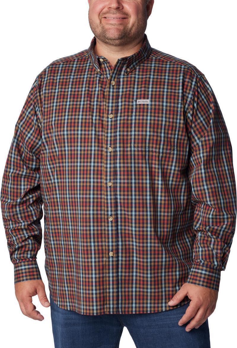 Rapid Rivers II LS Shirt - Big - Mens - Collegiate Navy Everyday Gingham 1