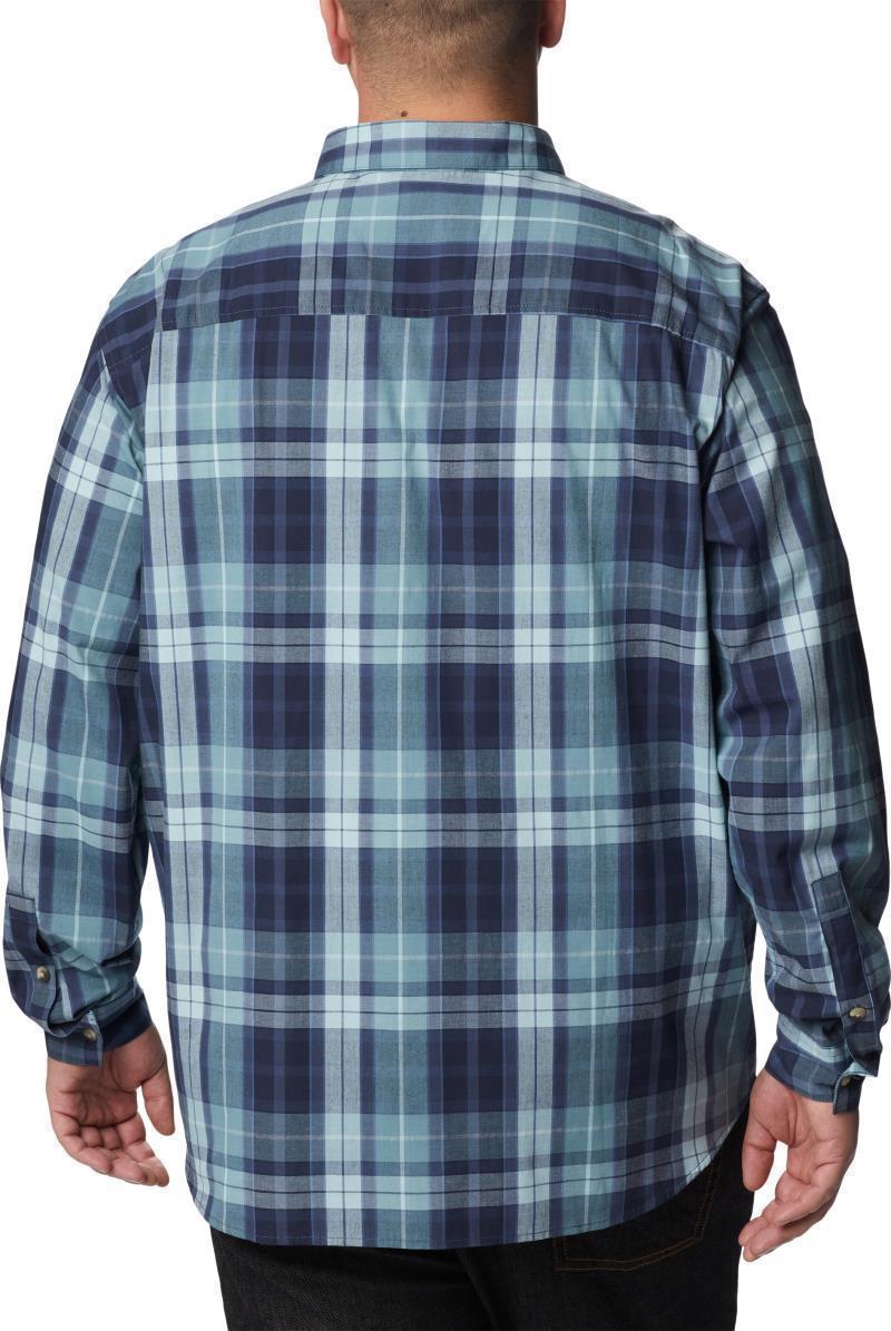 Rapid Rivers II LS Shirt - Big - Mens - Spring Blue Multi Plaid 2