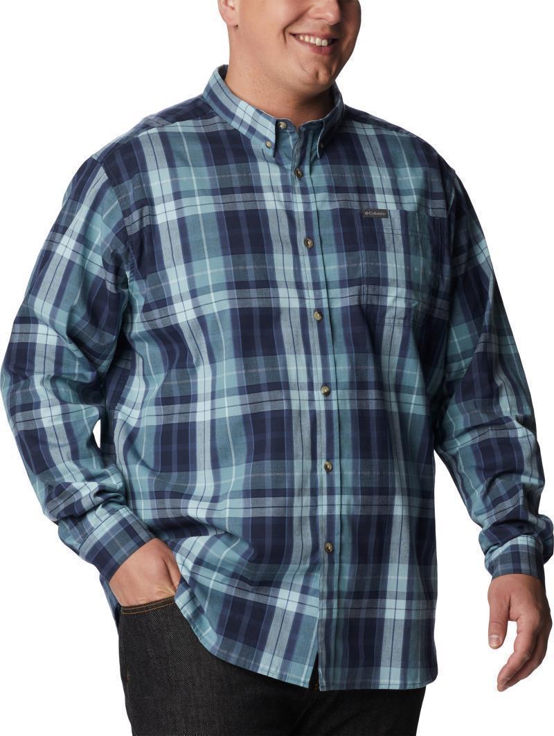 Rapid Rivers II LS Shirt - Big - Mens - Spring Blue Multi Plaid 3