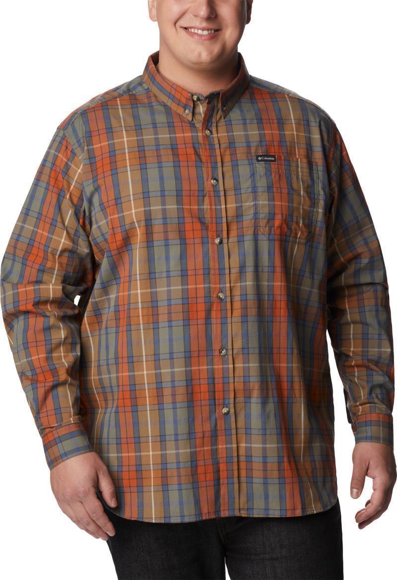 Rapid Rivers II LS Shirt - Big - Mens - Stone Green 2 Multi Plaid 1