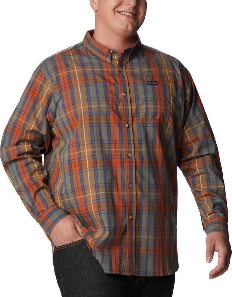Rapid Rivers II LS Shirt - Big - Mens - Stone Green 2 Multi Plaid 3