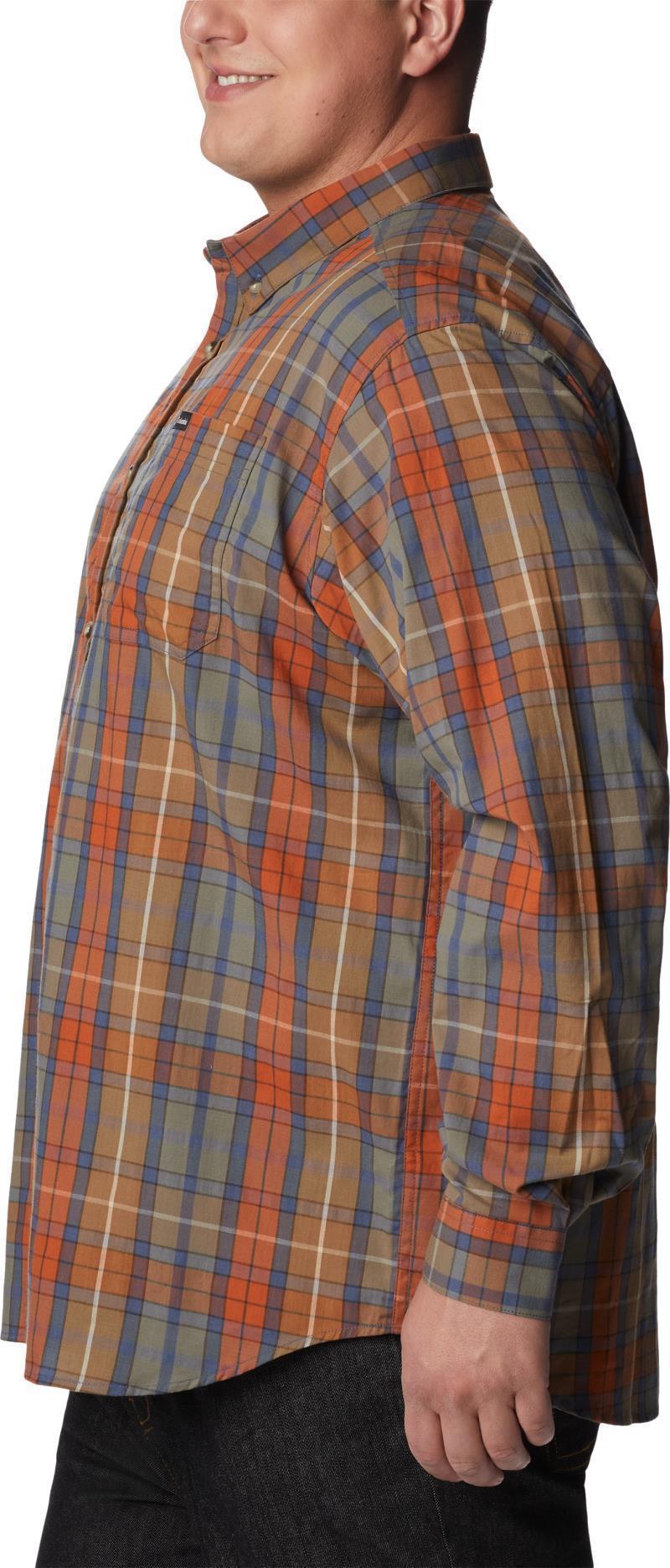 Rapid Rivers II LS Shirt - Big - Mens - Stone Green 2 Multi Plaid 4