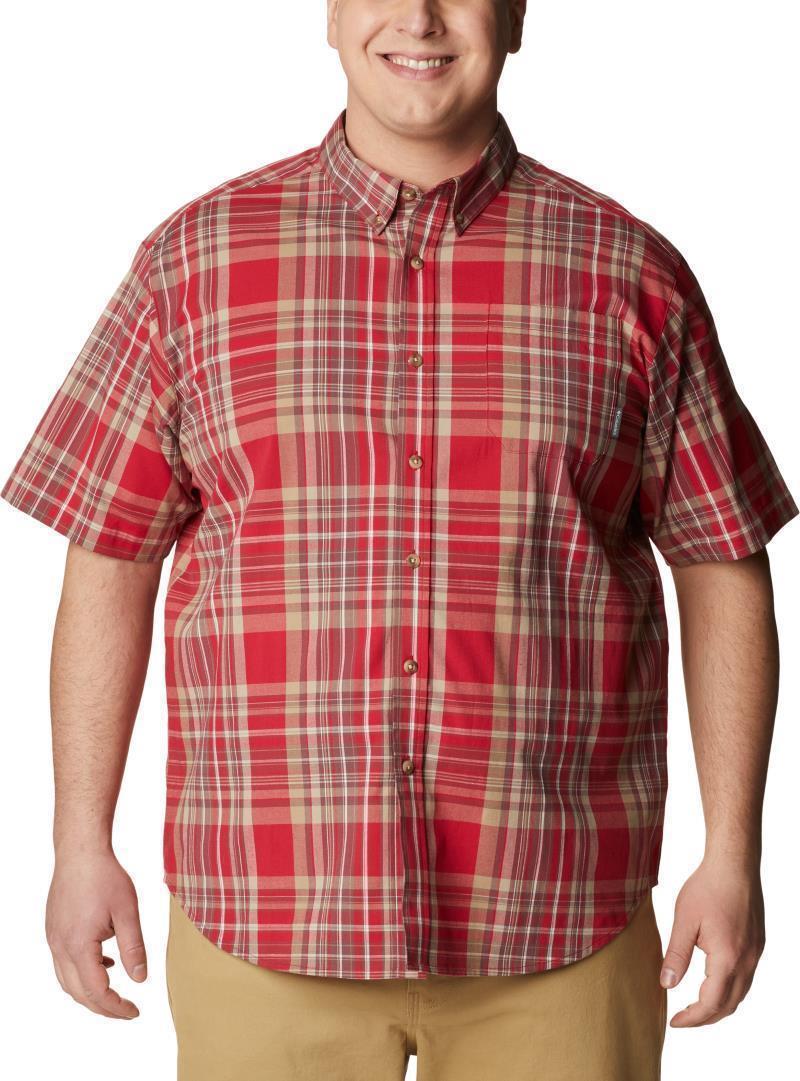 Rapid Rivers II SS Shirt - Big - Mens - Mountain Red Multi Plaid 1