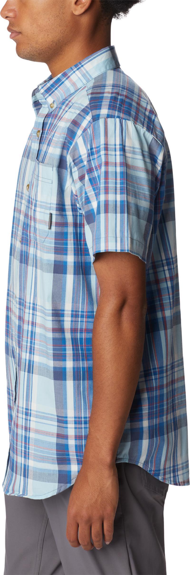Rapid Rivers II SS Shirt - Mens - Bright Indigo Multi Plaid 3