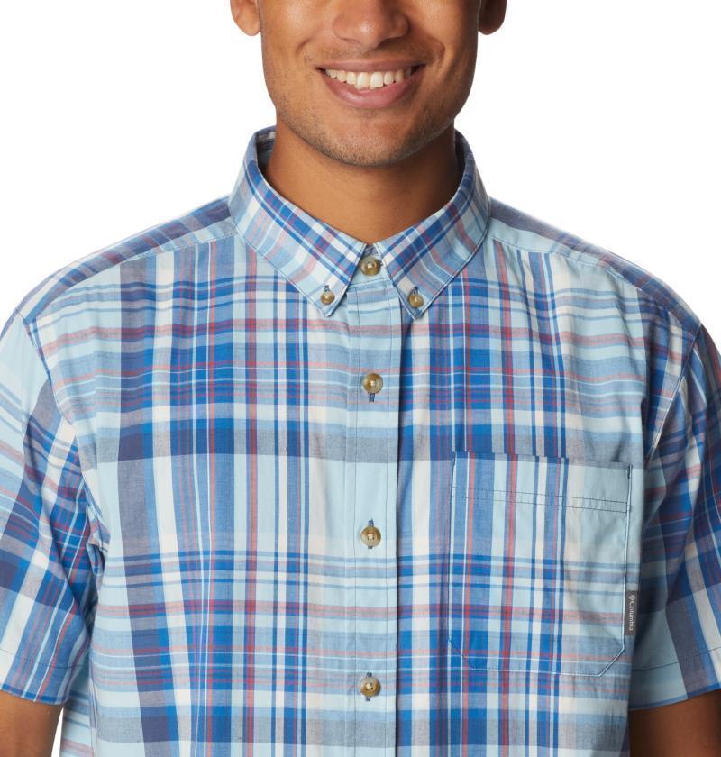 Rapid Rivers II SS Shirt - Mens - Bright Indigo Multi Plaid 5