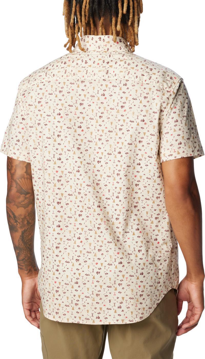 Rapid Rivers II SS Shirt - Mens - Chalk / Makin Tracks Print 2