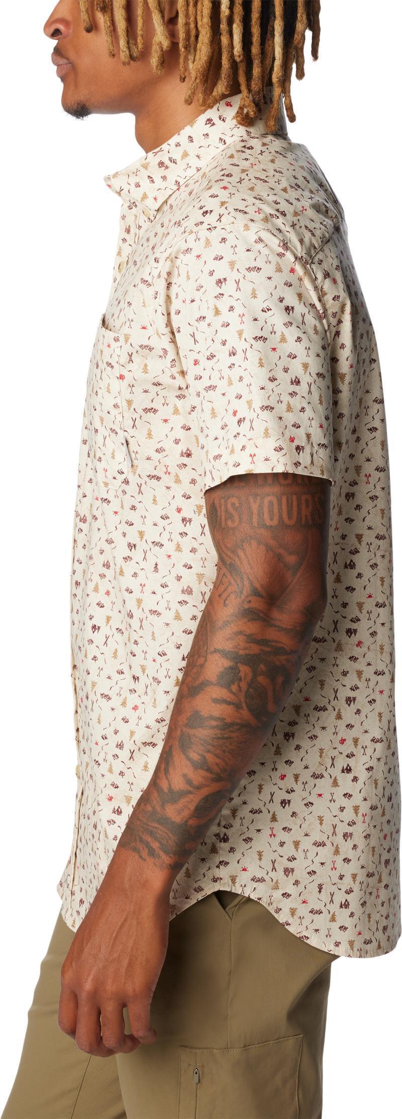 Rapid Rivers II SS Shirt - Mens - Chalk / Makin Tracks Print 4