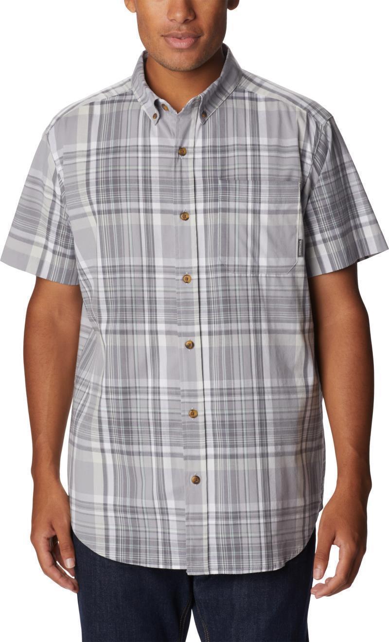 Rapid Rivers II SS Shirt - Mens - Columbia Grey Plaid 1