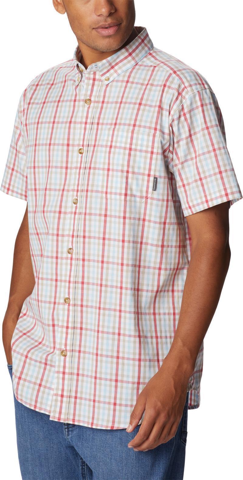 Rapid Rivers II SS Shirt - Mens - Sunset Red Multi Gingham 3