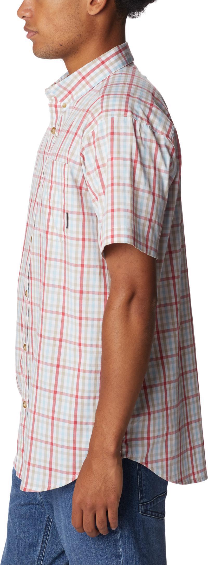 Rapid Rivers II SS Shirt - Mens - Sunset Red Multi Gingham 4