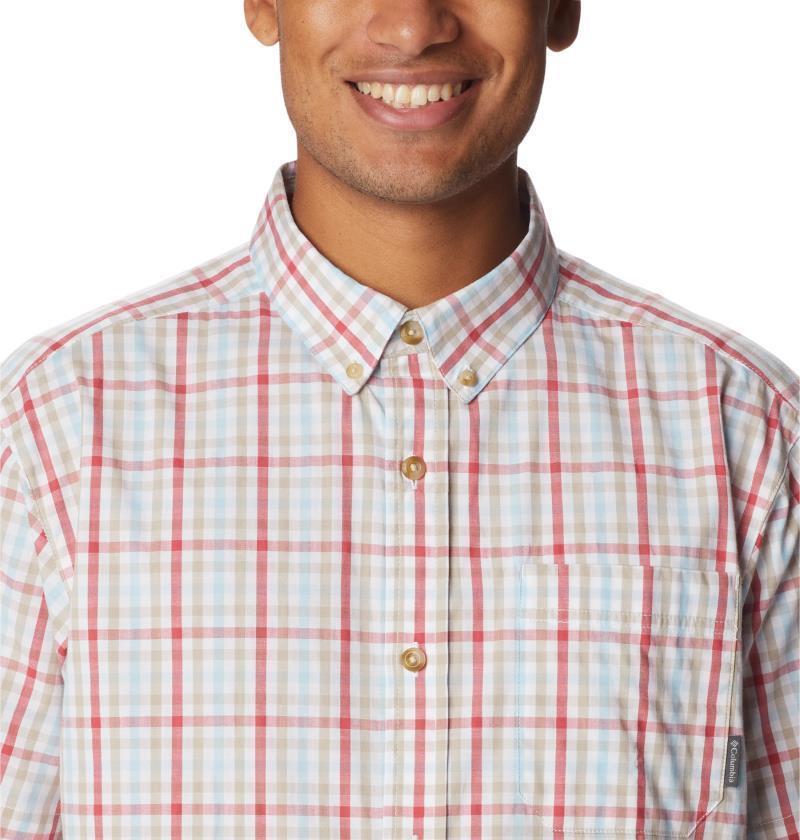 Rapid Rivers II SS Shirt - Mens - Sunset Red Multi Gingham 5